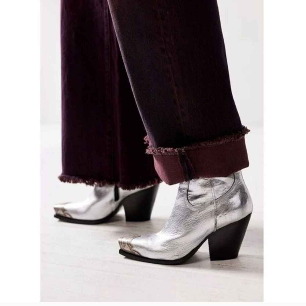 Free people Brayden leather cowboy boots